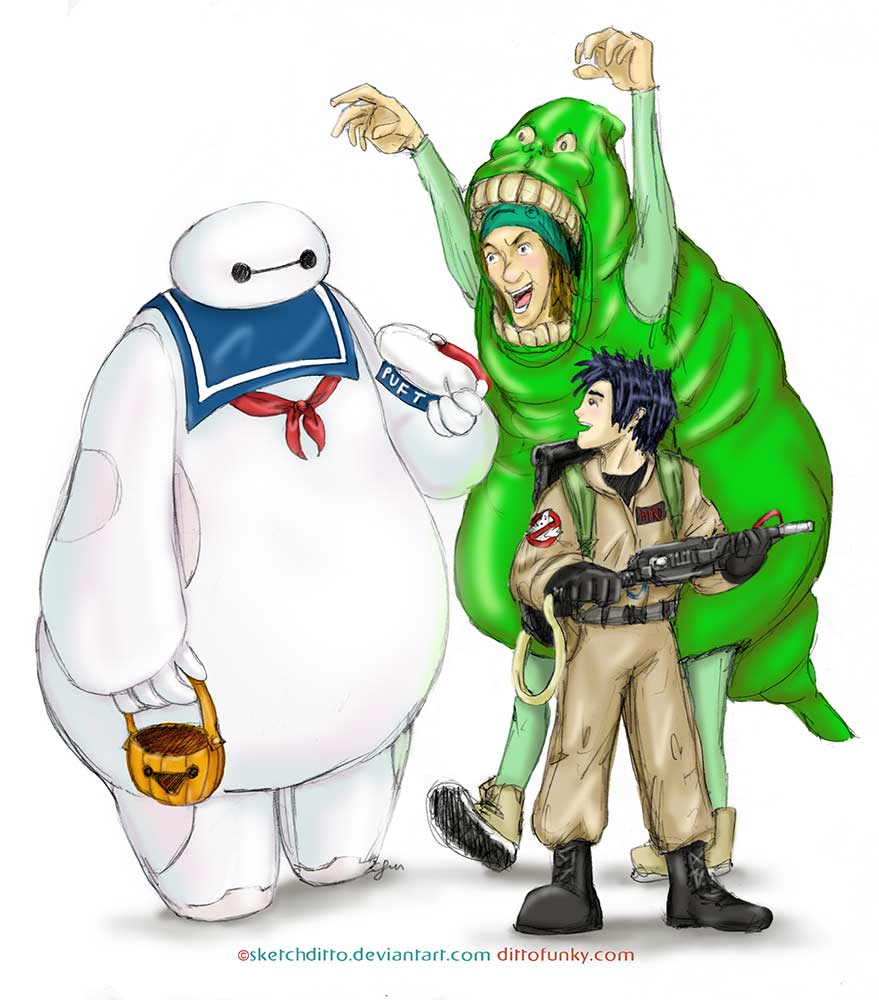 Worship The Brand - Big Hero 6-Ghostbusters - Fan Art - Gallery